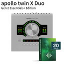 UNIVERSAL AUDIO Apollo Twin X DUO Gen2 Essentials+ Edition オーディオインターフェイス ユニバーサルオーディオ 【 新宿PePe店 】(2)