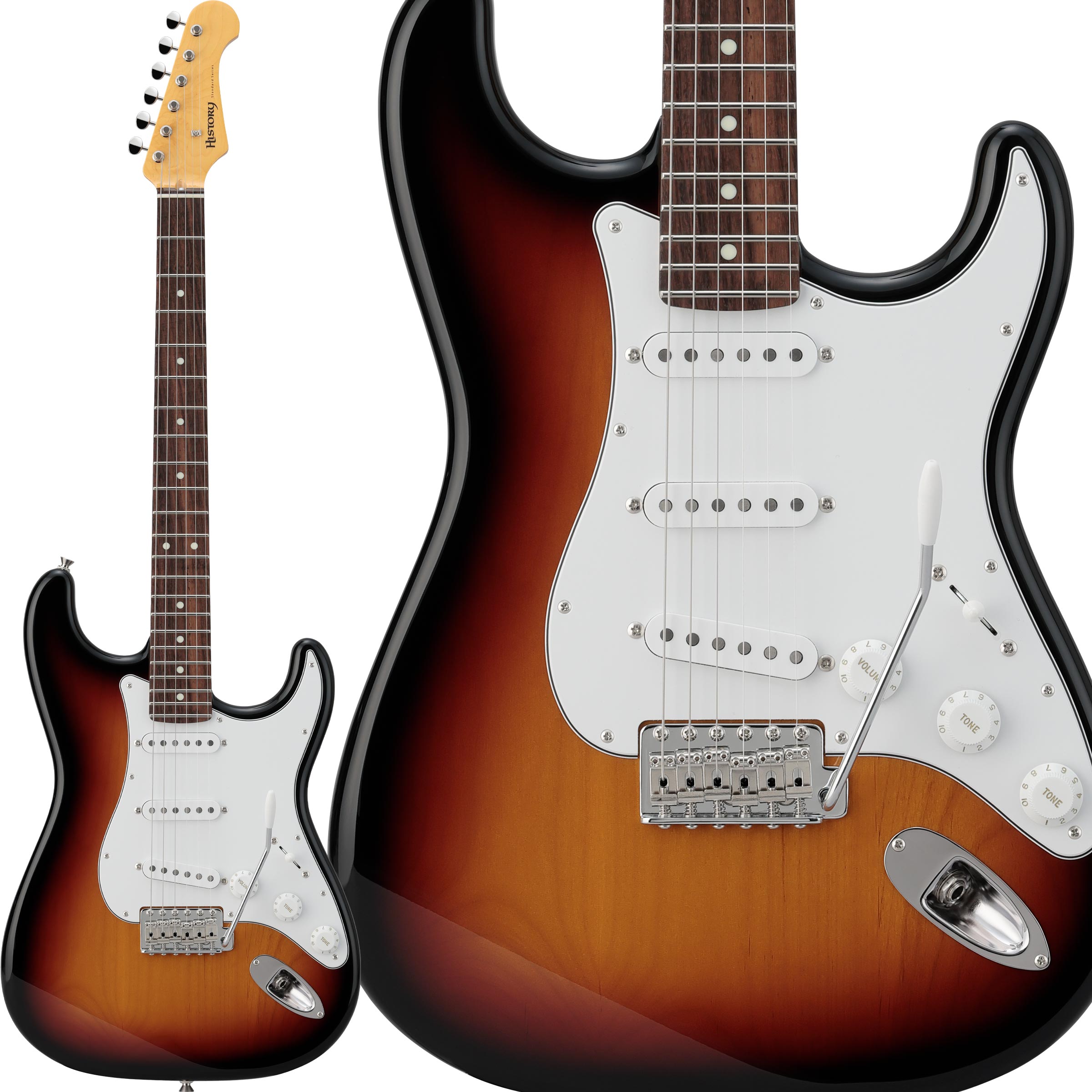 HISTORY HST-Standard2/3TS エレキギター ヒストリー HST-S-R-3S【 イオンモール幕張新都心店 】