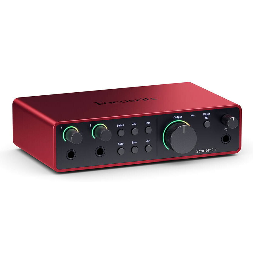 Focusrite Scarlett 2i2 (4th Gen) 2in 2out オーディオインターフェース フォーカスライト 【 イオンモール幕張新都心店 】