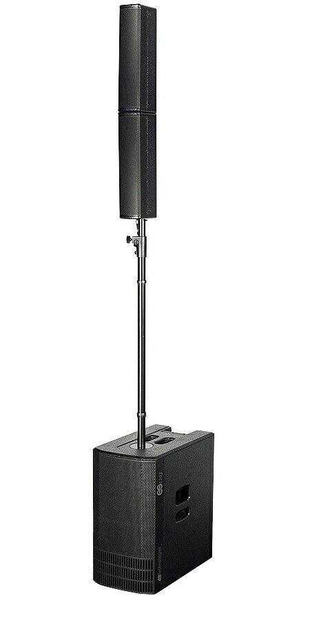 Bluetooth接続とステレオ再生に対応、ライブからパーティーまであらゆるニーズに対応するポータブルPAシステム。【特徴】・フルレンジトップとサブウーハーによるトライアンプ・アクティブ・ステレオPAシステム・屋外でも視認性の高い有機ELディスプレーを採用・3タイプの設置モード モノ・ステレオ・ダブルコラム(2セット使用)を搭載・※ステレオモード使用時は、別売りアクセサリーの専用三脚スタンドSK-25TTが必要です。・3chデジタルミキサーを搭載・Bluetooth オーディオレシーバーを搭載・シーンに合わせて簡単に使えるEQプリセットを搭載【商品のコンディション】新品・展示品・マーカー保証付属こちらの商品は展示品の為、特別価格となっております。動作につきましては問題ございません。またメーカー保証につきましても通常と同様の扱いとなります。1台限りの特別価格ですので、是非この機会にお求め下さい！【担当者コメント】こちらの商品は展示品の為、特別価格となっております。動作につきましては問題ございません。またメーカー保証につきましても通常と同様の扱いとなります。1台限りの特別価格ですので、是非この機会にお求め下さい！（担当：伊藤）この商品についての詳しいお問い合わせは TEL：0570-020-025 または「お問い合わせフォーム」よりお願いします。【詳細情報】[スピーカー部]形式 3-アンプ・ステレオコラムPAシステム [スピーカー構成]TOP サテライトスピーカー(梱包数 × 2)SUB ベースユニット(サブウーハー)[オーディオ特性]周波数特性(-10dB) 37〜15.000HzMax SPL 121dB MF-HFユニット ES TOP 3インチ フルレンジ × 4(1個あたり)LFユニット ES SUB 12" × 1指向性(HxV) 95度 × 65度[アンプ部]アンプ形式 Digipro G3、Class-D実用最大出力 1,000W [DSP部]コントローラー DSP56bit AD/DA処理 24bit/48kHzプリセットEQ ファクトリー・プリセットEQx6#NAME?ファクトリー・プリセットEQ ×8リミッター デュアルアクティブ、ピーク、 RMS、サーマルクロスオーバー周波数 206Hzデジタルステアリング Up/Down/Far 電源ソケット IECタイプ(着脱式)冷却方式 自然対流式コントロール／表示部 有機EL ロータリーエンコーダー(スイッチ付) -消費電流(AC100V〜120V時) 1.5A[入出力端子]Mic/Instrument入力 XLR/TRS兼用端子 × 1(バランス/ アンバランス切替式) Mic/Line入力 XLR/TRS兼用端子 × 2(バランス/ アンバランス切替式) Line入力 - BluetoothR Bluetooth オーディオ・レシーバー内蔵 Link出力(AUX/MIX) XLR端子 × 1( バランス)[外形]筐体 サテライトスピーカー ポリプロピレン筐体 サブウーハー 積層材ハンドル サブウーハー側面2カ所サテライト設置用ポール 25mm径(M20ネジ式) × 1式(片方は伸縮式)[外形寸法(W × H × D)]サテライトスピーカー 95 × 360 × 137mmサブウーハー 465 × 400 × 430mm[質量]サテライトスピーカー(1個あたり) 1.9kg/個サブウーハー 16.4kg 【ご注意】 ●メーカー保証付き。メーカー保証期間終了後も島村楽器全店で通常よりもお安く修理、調整いたします。●商品の詳細、状態などはオンラインストア 0570-020-025 または商品画像下の「お問い合わせ」ボタンよりお問い合せください。●商品は専任スタッフ及び専属リペアマンの調整・弦交換含めたクリーニング・最終チェックをした上で出荷させていただきます。●こちらの商品はイオンモール幕張新都心店店頭でも同時に販売しております。　●店頭売却時の商品情報の削除は迅速を心掛けておりますが、万一ご注文後に売り切れとなっておりました場合は誠に申し訳ございませんがご容赦ください。●商品によって、調整等でお届けにお時間をいただく場合がございます。予めご了承ください。 ■管理コード:0209000832592
