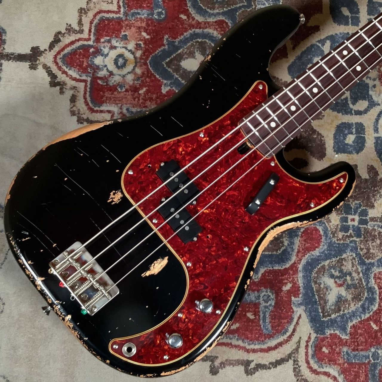 Italian Guitars - HISTORY HPB-Premium HBLK Hard Aged Black エレキベース ヒストリー 【 新宿PePe店 】