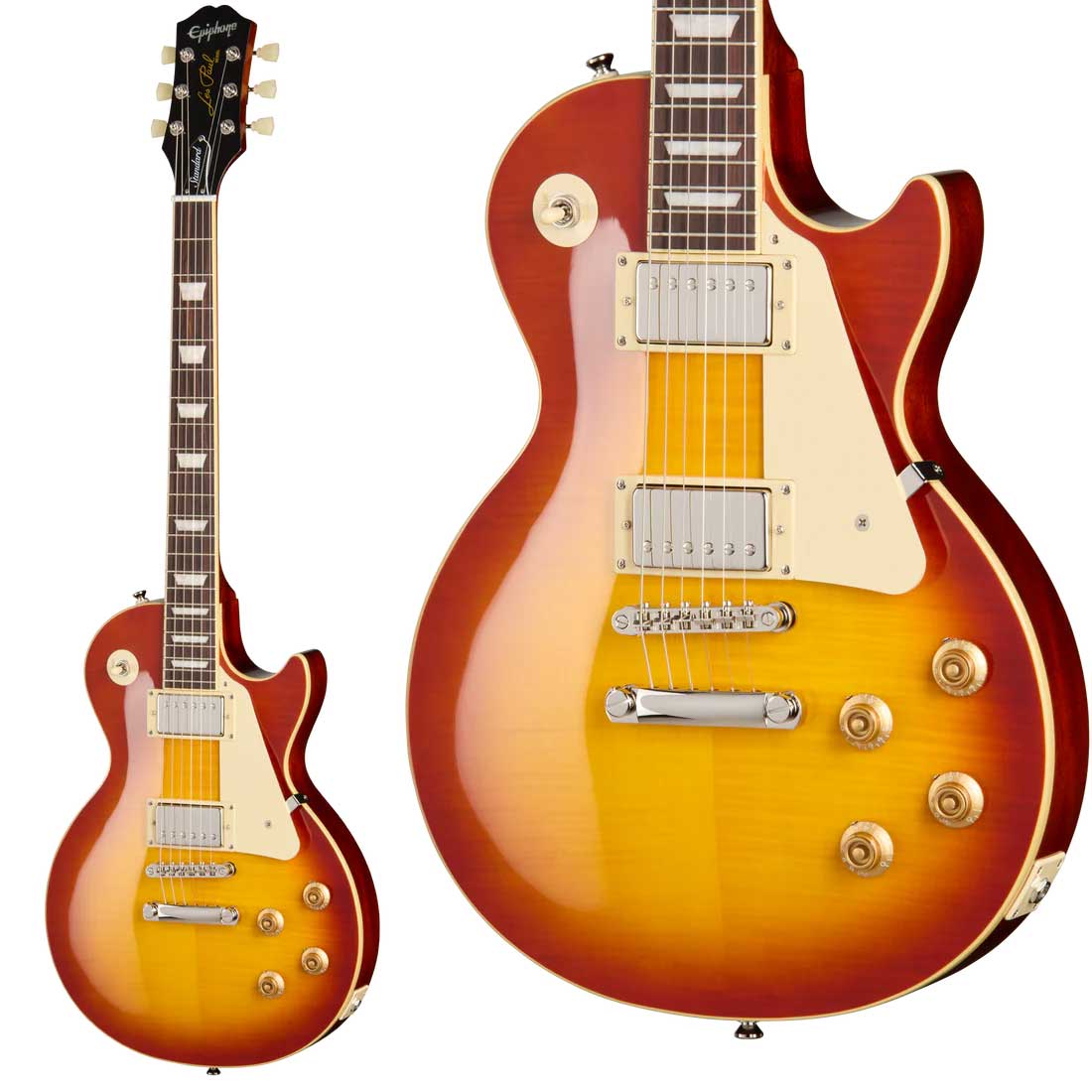 Epiphone Les Paul Standard 50s Figured Washed Cherry Sunburst エレキギター エピフォン 【 イオンモール幕張新都心店 】