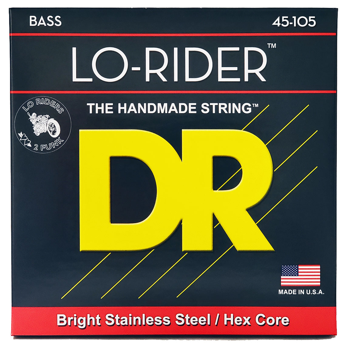 DR LO-RIDER MH-45 Stainless Medium 045-105 エレキベース弦