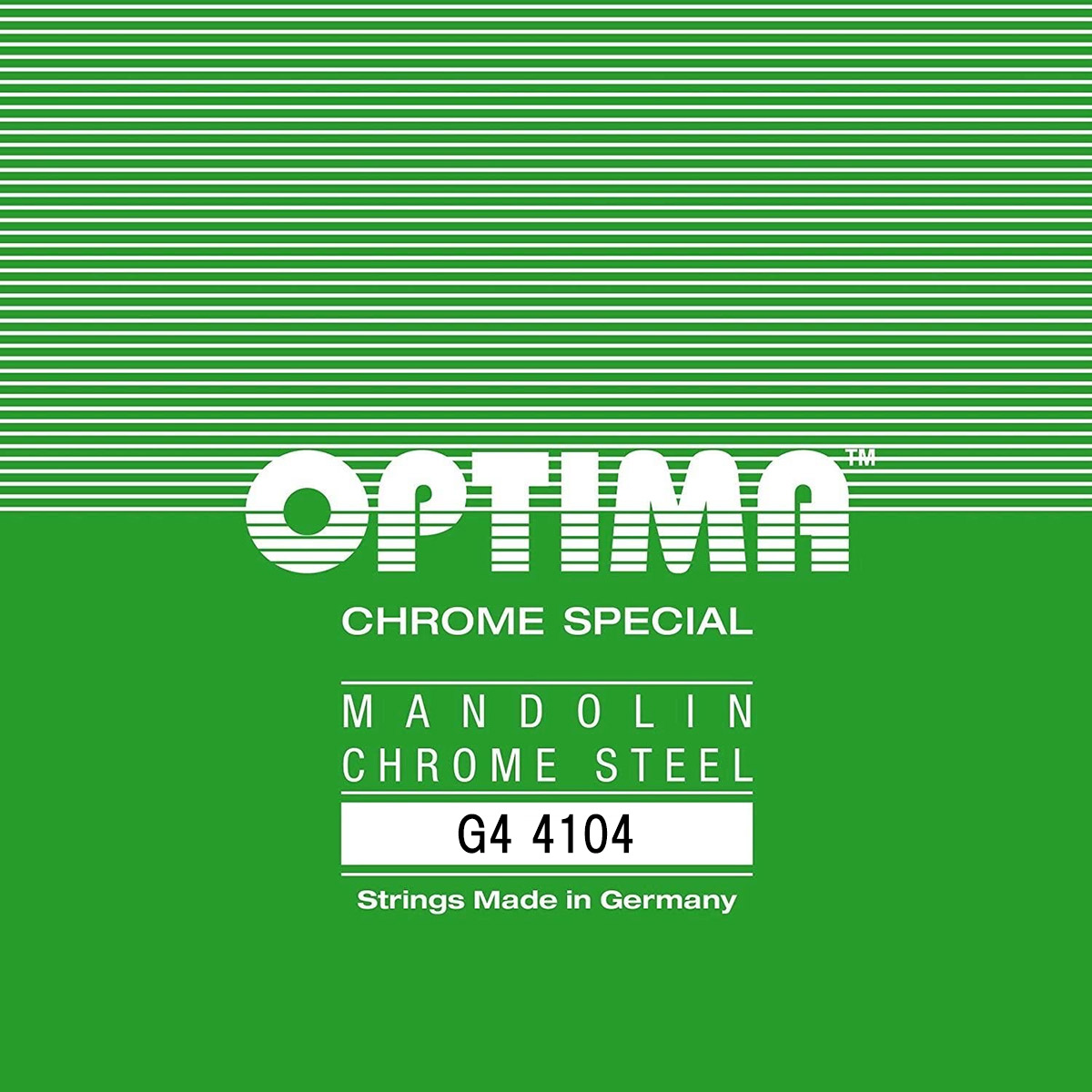 OPTIMA G4 No.4104 GREEN マンドリン弦／G 4弦×2本入り ライトテンション オプティマ クラシックマンドリン弦