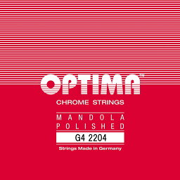 OPTIMA G4 No.2204 RED マンドラ用弦/G 4弦×2本入り オプティマ