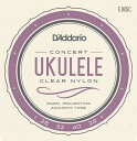 Pro-Arte Custom Extruded Nylon EJ65C Pro-Arte Custom Extruded Ukulele, Concert AECG .0280.0320.0400.0280特長D'Addarioの楽器用弦のみを生産しているモノフィラメント成型ラインで生産されるクリアナイロン弦です。独自の技術でレーザー選別された高音弦は、温かみのあるイントネーションと張りのあるアコースティックトーンを奏でます。※ご購入のタイミングでパッケージのデザインが異なる場合があります。ご了承くださいJANコード：0019954977160【20160718】