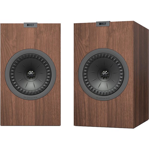 KEF Q350 ウォールナット (ペア)（サランネット付）