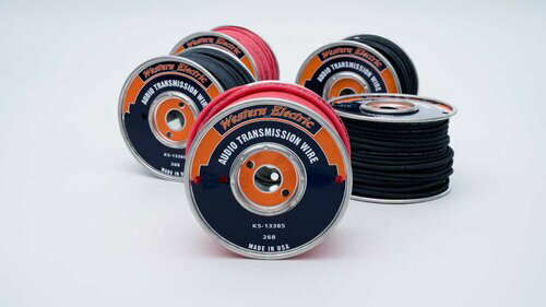 Western Electric　KS13385 AWG 16.00　赤・黒 セット　【切売り】