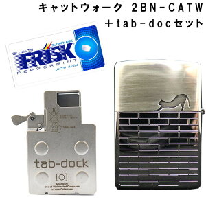 キャットウォーク 2BN-CATW tab-docセット ZIPPO ジッポ ライター 喫煙具 猫 ...