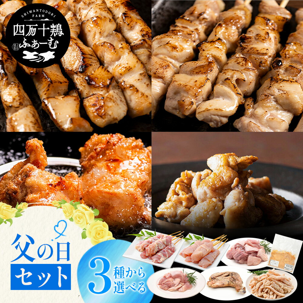 【10％オフSALE】 【高知が誇るブランド鶏】 四万十鶏 父の日選べるギフトセット 夏ギフト ギフト プレゼント 鶏肉 冷凍 国産 焼き鳥 もも串 むね串 肩小肉 もも切り身 お得なセット 楽天スーパーSALE