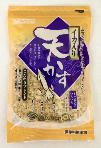 80g天かす イカ入り こだわりのブレンド油で揚げたサクサク 80g天かす イカ入り こだわりのブレンド油で揚げたサクサク
