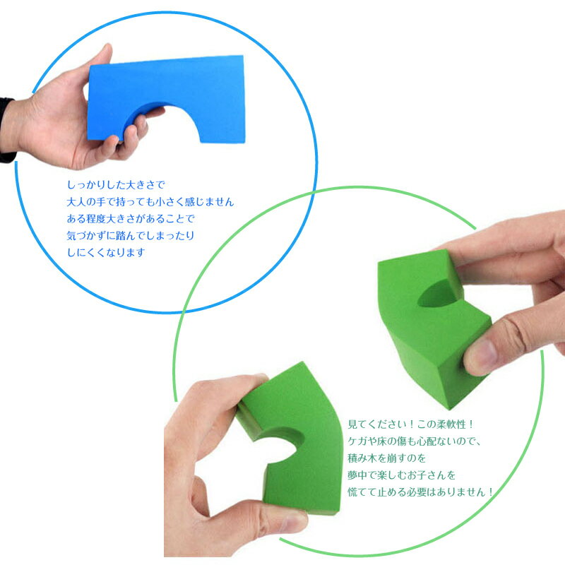 【訳あり アウトレット 訳ありブロックセット 】 ソフトブロック ソフトつみき カラフル 121ピース入り 積み木 つみき EVA素材 軽い 柔らかい ブロック おもちゃ DIY カラフル ソフト 知育玩具 想像力 発想力 子供プレゼント 出産祝い - Image 2