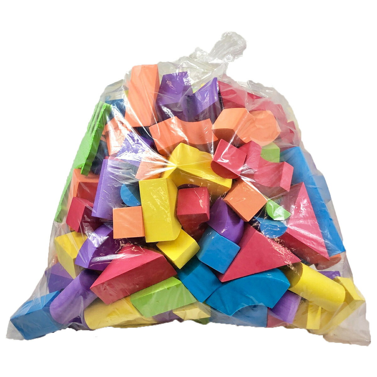 【訳あり アウトレット 訳ありブロックセット 】 ソフトブロック ソフトつみき カラフル 121ピース入り 積み木 つみき EVA素材 軽い 柔らかい ブロック おもちゃ DIY カラフル ソフト 知育玩具 想像力 発想力 子供プレゼント 出産祝い