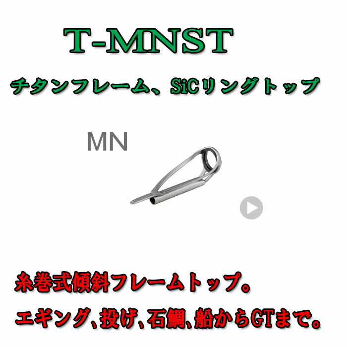 富士工業 チタンフレーム SiCトップガイド T-MNST 12 - 2.6 〜 12 - 3.6