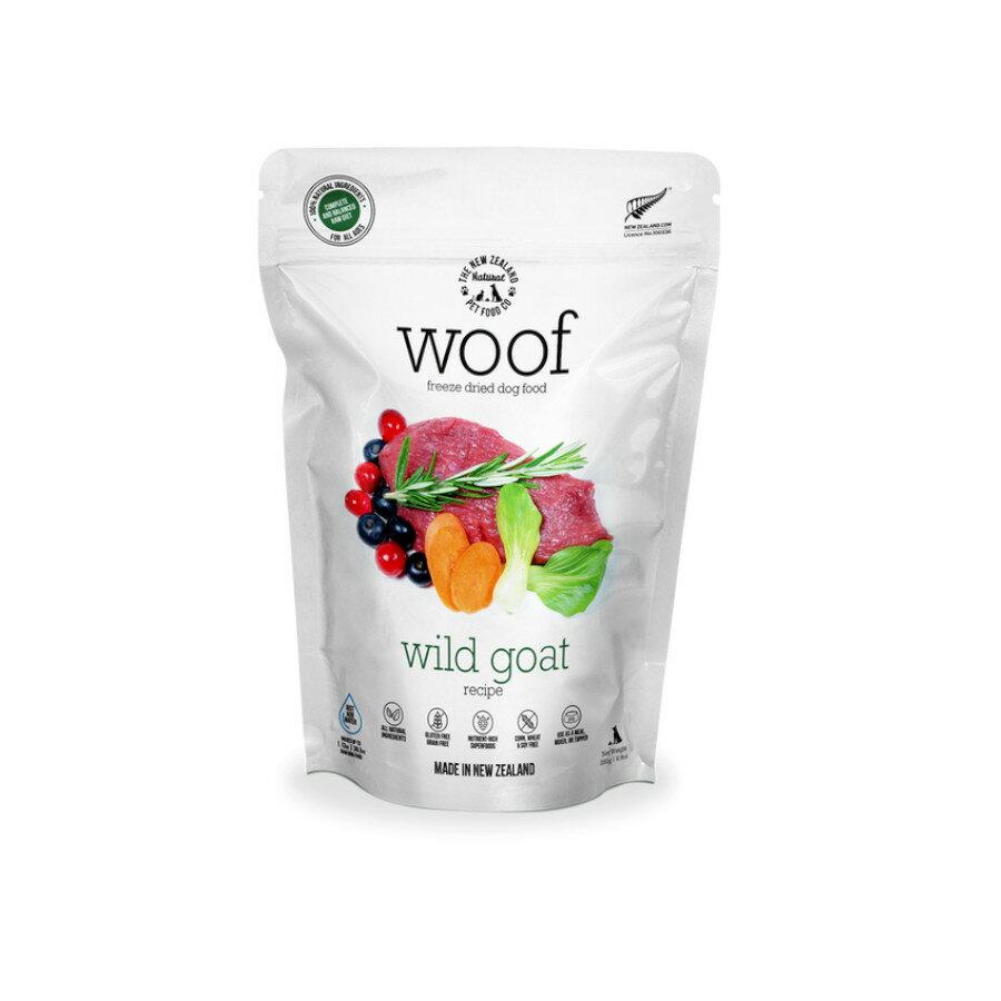 The NZ Narural Pet Food Co. WOOF ワイルドゴート 280g（ドッグフード）