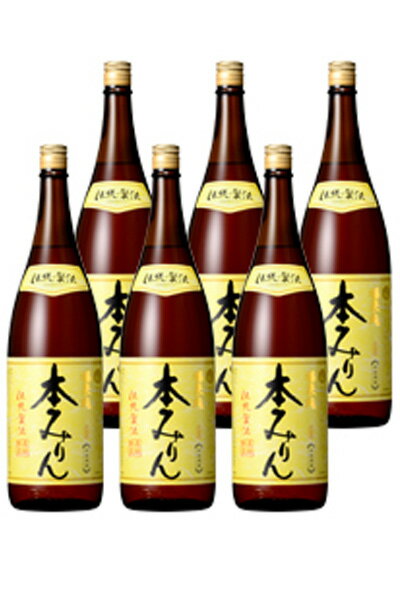 福来純 伝統製法 熟成本みりん1800mlx6本セット＜白扇酒造（株）＞