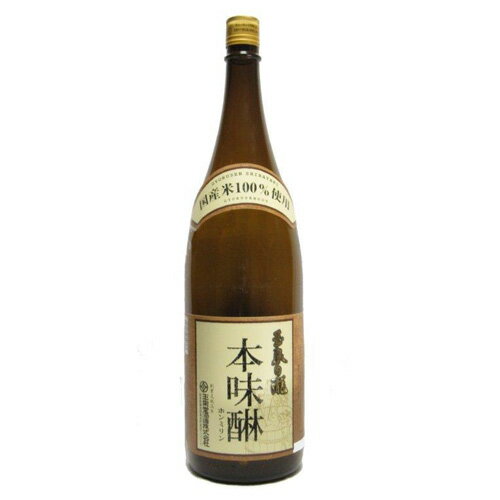 商品名 玉泉白瀧 国産米本みりん6本セット 容量 1800mlx6本 蔵元 玉泉堂酒造（株） 原材料 もち米（国産）、米麹（国産米）、醸造アルコール、糖類 ALC度数 13.5度〜14.5度 1．甘味　本みりんの甘味の主成分は「ぶどう糖」です。さっぱりとした上品な甘味が得られます。2．てり・つや　糖が、お料理の素材の表面に皮膜をつくり、美味しそうな「てり・つや」をつけます。3．うまみ　本みりんに含まれるアルコール分は、食材への味の浸透を早めます。4．材料をひきしめ、煮崩れを防ぎます。5．いろ　糖とアミノ酸が加熱されることで、綺麗な焼き色に仕上がります。6．においけし　加熱するとみりんの良い香りが高まり、魚などの生臭さをマスキングします。　日々の料理に欠かせない調味料としての本みりん。お手頃価格で、プロの味に仕上がります。※送り先が北海道、沖縄、離島の場合は該当地域の運賃の半額かかります。改めて店舗より運賃を加算したメールを送らせて頂きますのでご了承下さい。