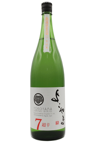 よこやま 純米吟醸 Silver 超辛7 生酒1800ml　＜重家酒造株式会社＞のサムネイル