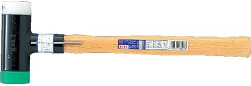 全長:330mm全重量:570g頭寸法:口径38.5mm頭寸法:長さ116mm呼称:1ヘッド硬度(白):HDD70度ヘッド硬度(緑):HDD65度使用温度:-10度~80度頭部材質:(白)ナイロン、(緑)ポリエチレン材質:鋼(スチール)・白樫