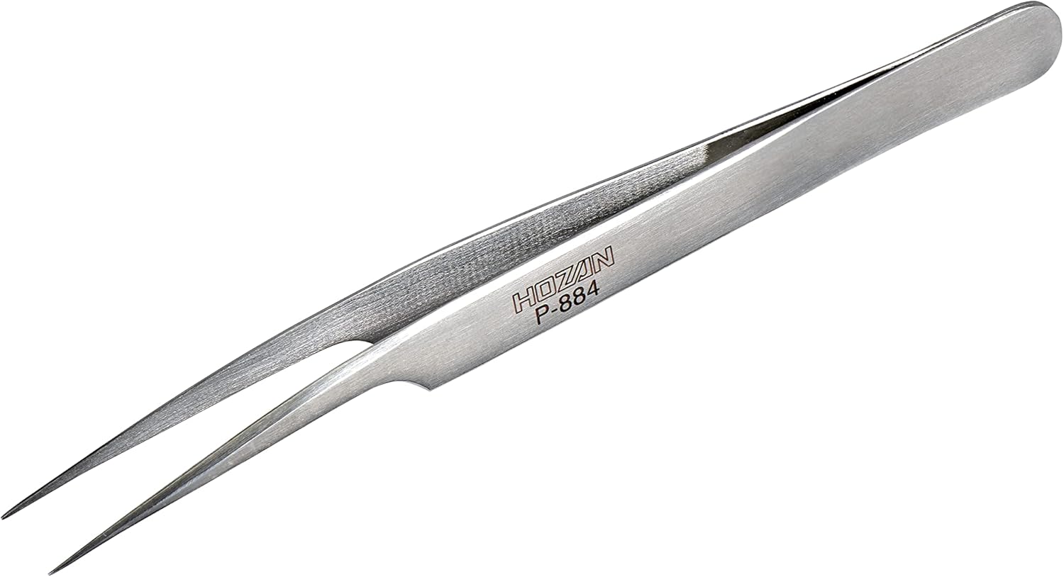 ホーザン(HOZAN) ピンセット 全長125mm 開き幅9mm 先端カーブ型 P-884