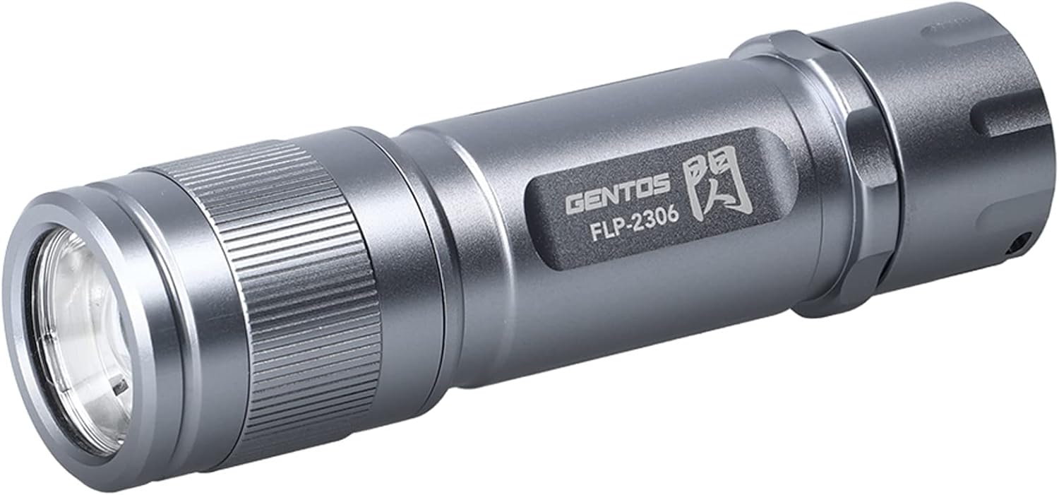GENTOS(ジェントス) LED 懐中電灯 【明るさ350ルーメン/実用点灯6時間/耐塵/防滴】 単4形電池3本使用 ..