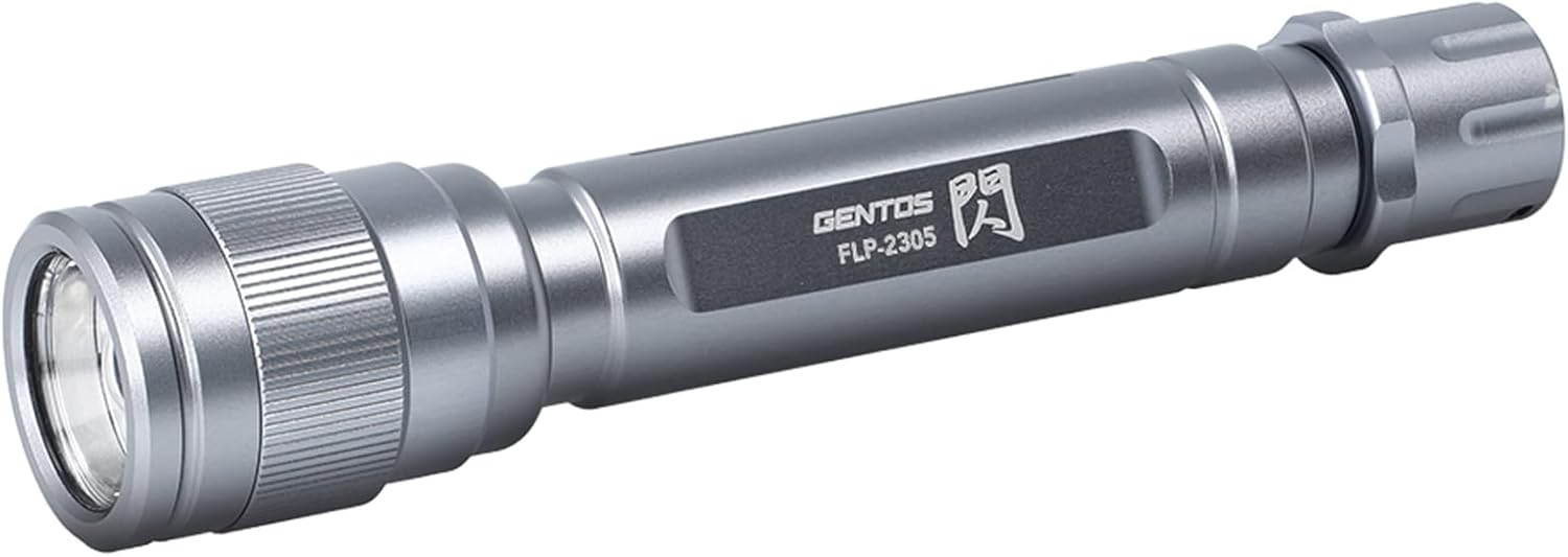 GENTOS(ジェントス) LED 懐中電灯 【明るさ320ルーメン/実用点灯11時間/耐塵/防滴】 単3形電池2本使用 ..