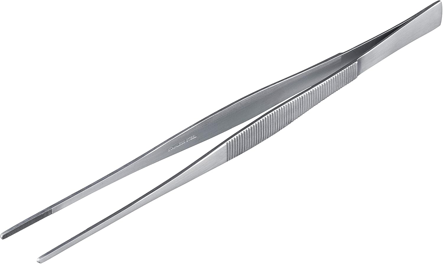 ホーザン(HOZAN) ピンセット 全長300mm ロングピンセット 滑り止めローレット付き 直型 水草 アクアリ..