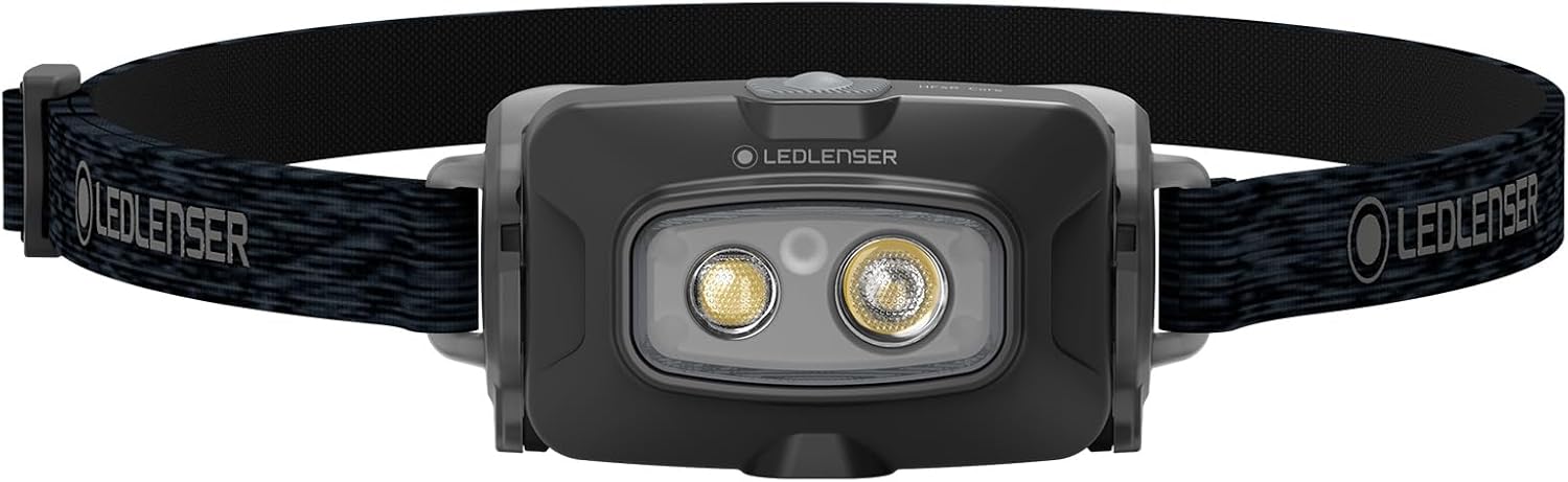 Ledlenser(レッドレンザー) led ヘッドライト 充電式 HF4R Core Black 最大500lm 明るい IP68 …