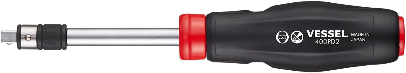 先端形状：SQ1/4、ビット6.35mmソケットもビットも使える2WAYドライブ付属ビット：+2×25.4mm原産国：日本