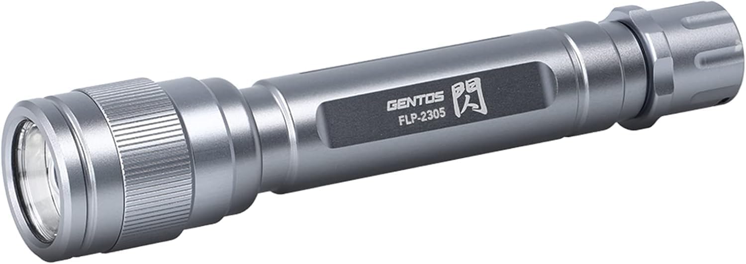 LED 懐中電灯 【明るさ320ルーメン/実用点灯11時間/耐塵/防滴】 単3形電池2本使用 閃シリーズ FLP-2305