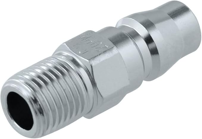 用途:メネジ取り付け用最高使用圧力:1.5MPa耐圧力:2.0MPa使用温度範囲:-20~+80度質量:25g全長:41mm相手側取付けサイズ:Rc1/4材質:鋼鉄(クロムメッキ)、シール:ニトリルゴム