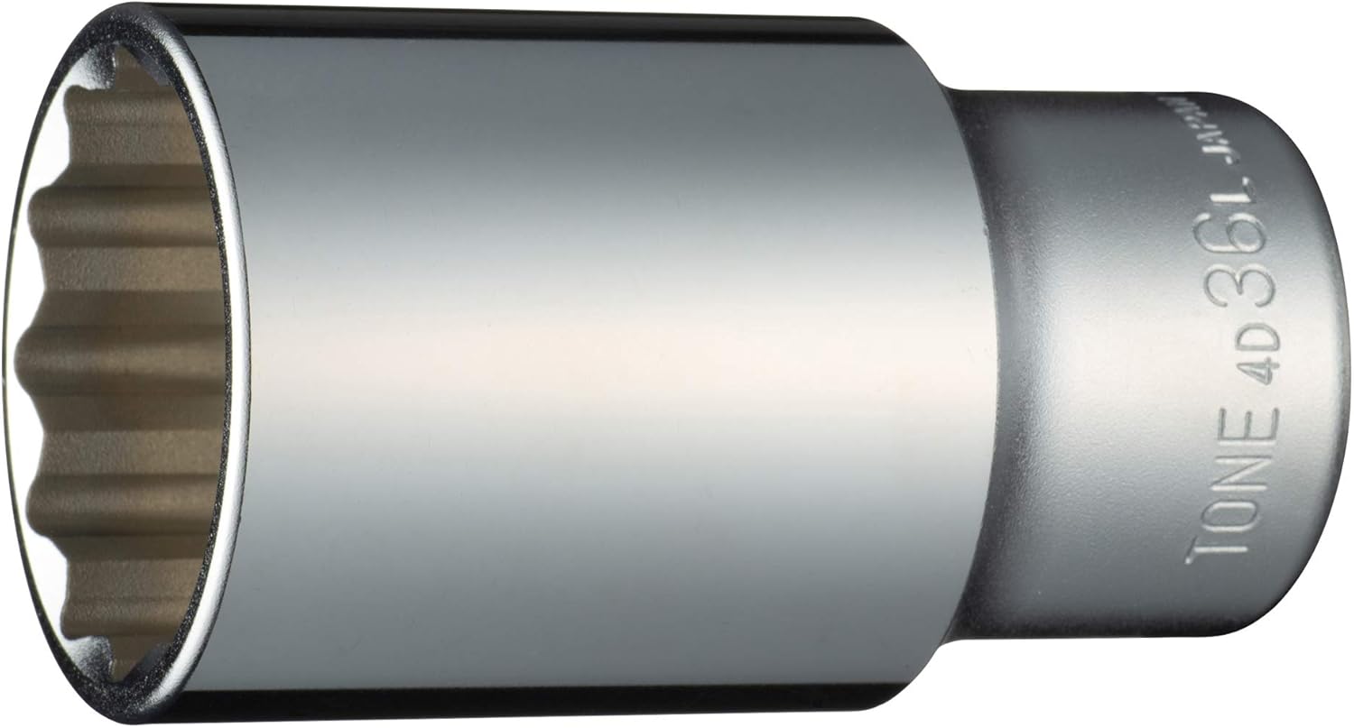 Rakuten - トネ(TONE) ディープソケット(12角) HP4D-36L 差込角12.7mm(1/2