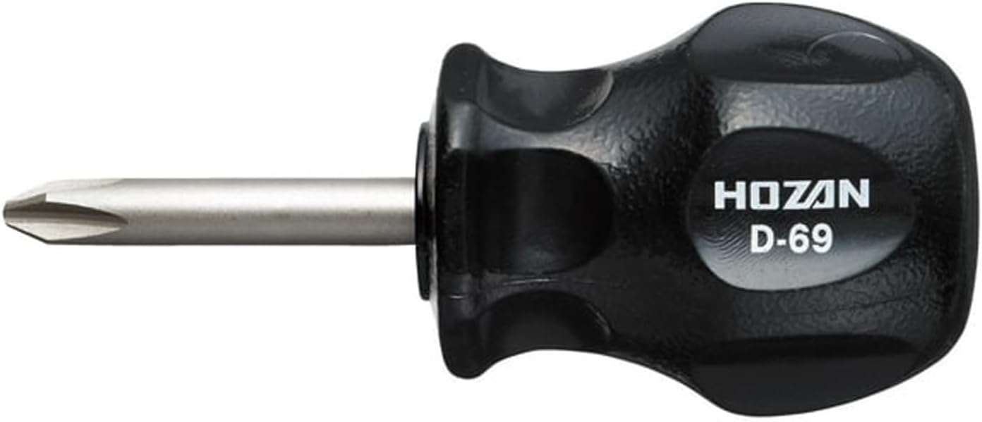 乐天商城 - ホーザン(HOZAN) スタビードライバー 奥まった狭いところでも使いやすい 全長83mm 先端サイズ+No.2 D-69