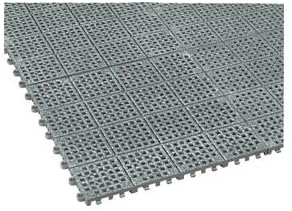 テラモト(TERAMOTO) ノンスリップマット300 灰 30cm角 スルータイプ MR-153-373-5(KMT83)