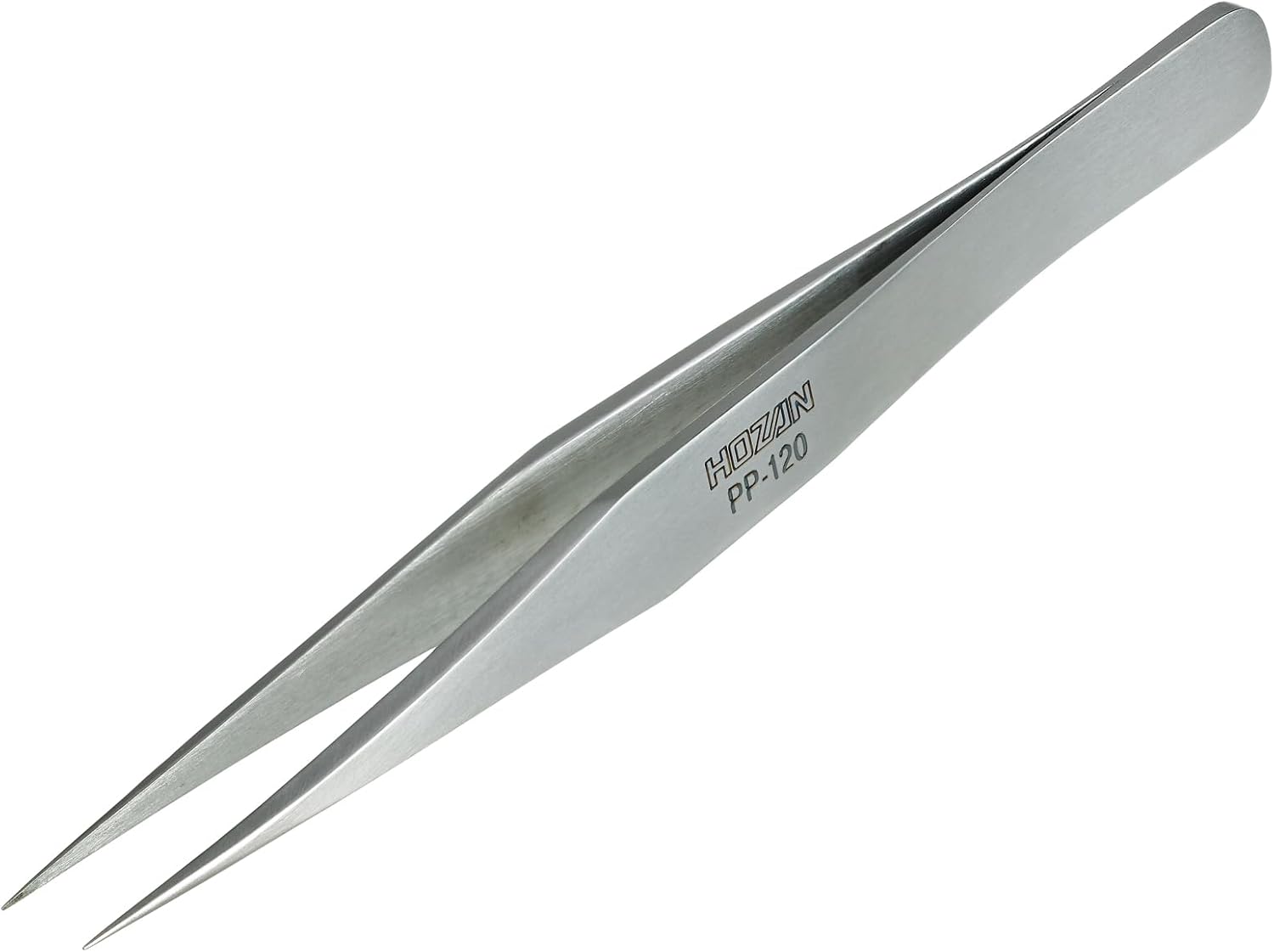 ホーザン(HOZAN) チタンピンセット 完全非磁性 全長125mm 開き幅8mm 先端幅0.3mm 直型 PP-120