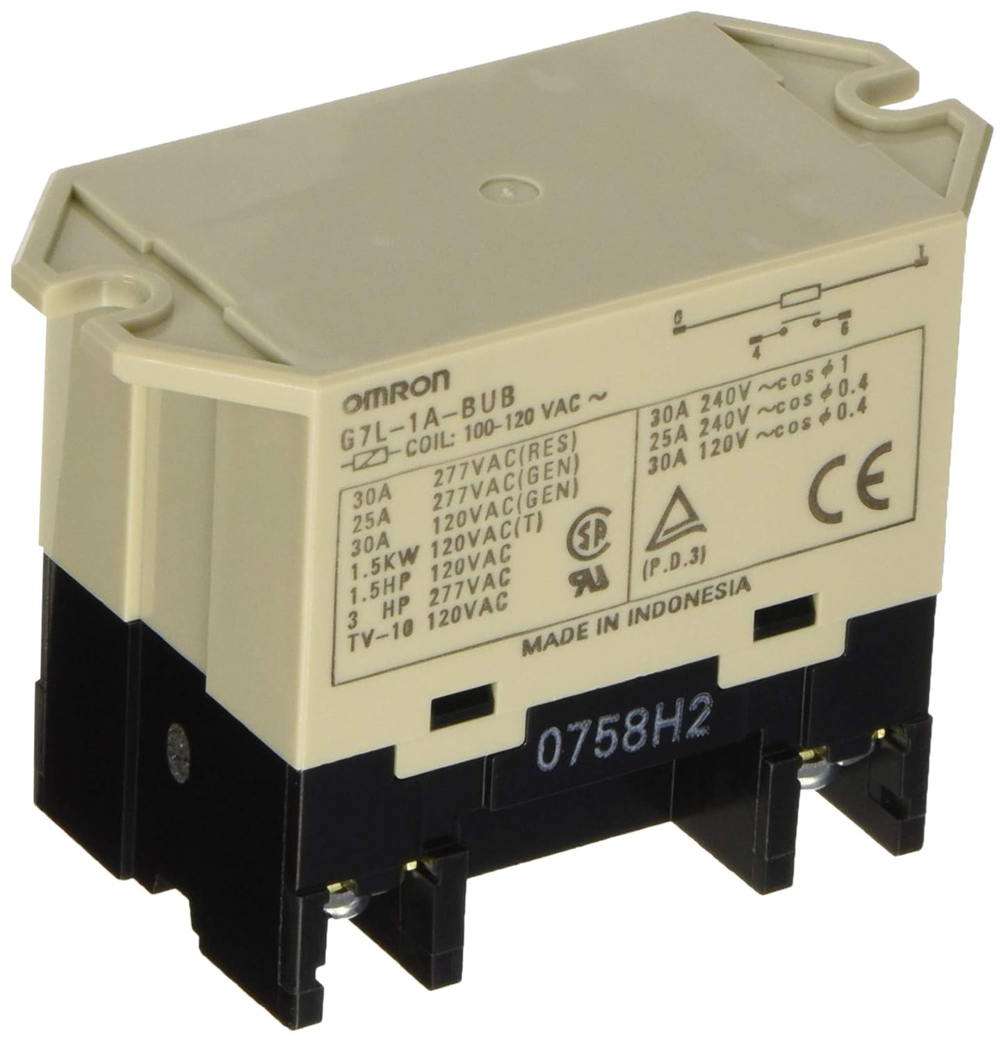 乐天商城 - オムロン(OMRON) パワーリレー G7L-1A-BUB AC100/120