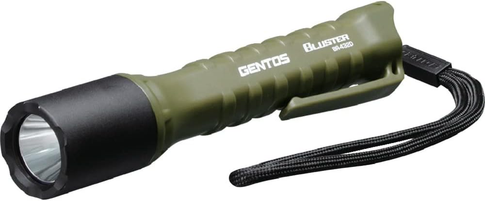Mill-Tec - GENTOS(ジェントス) 懐中電灯 LEDライト 単3電池式 強力 400ルーメン BR-432D 釣り ハンディライト フラッシュライト