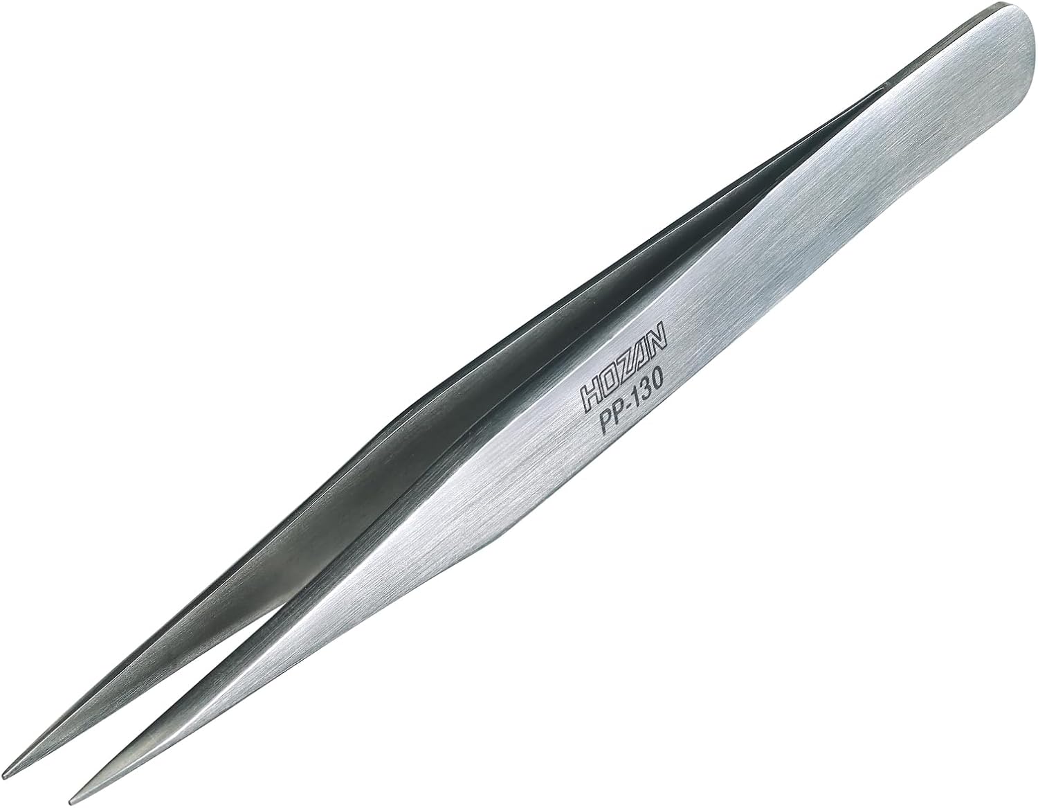 ホーザン(HOZAN) ピンセット 全長125mm 開き幅8mm 先端幅0.6mm 直型 PP-130
