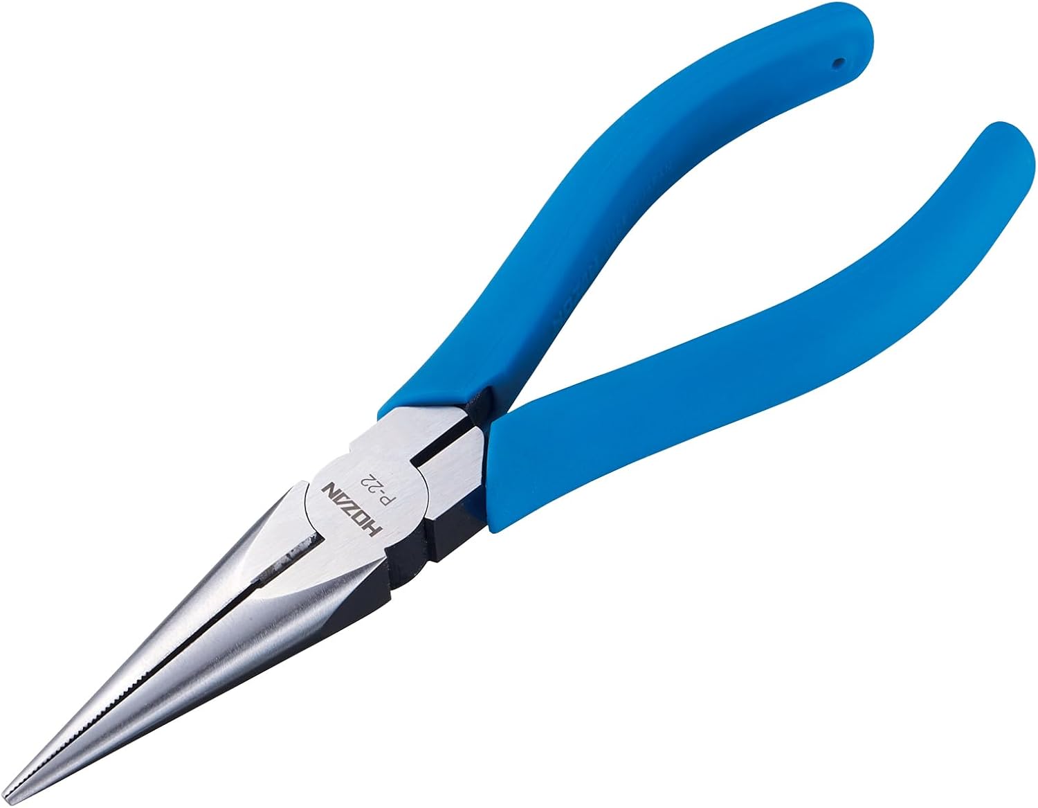 ホーザン(HOZAN) ラジオペンチ 先細・磨き仕上げの高級型 すべり止めのローレット付 切断能力:銅線2.6mmΦ、銅より線2mm2 P-22