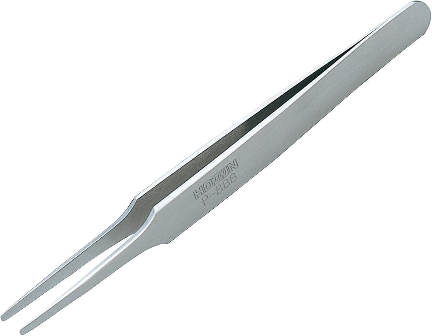 ホーザン(HOZAN) ピンセット 全長118mm 開き幅8mm 先端幅2mm ヘラ型 P-888