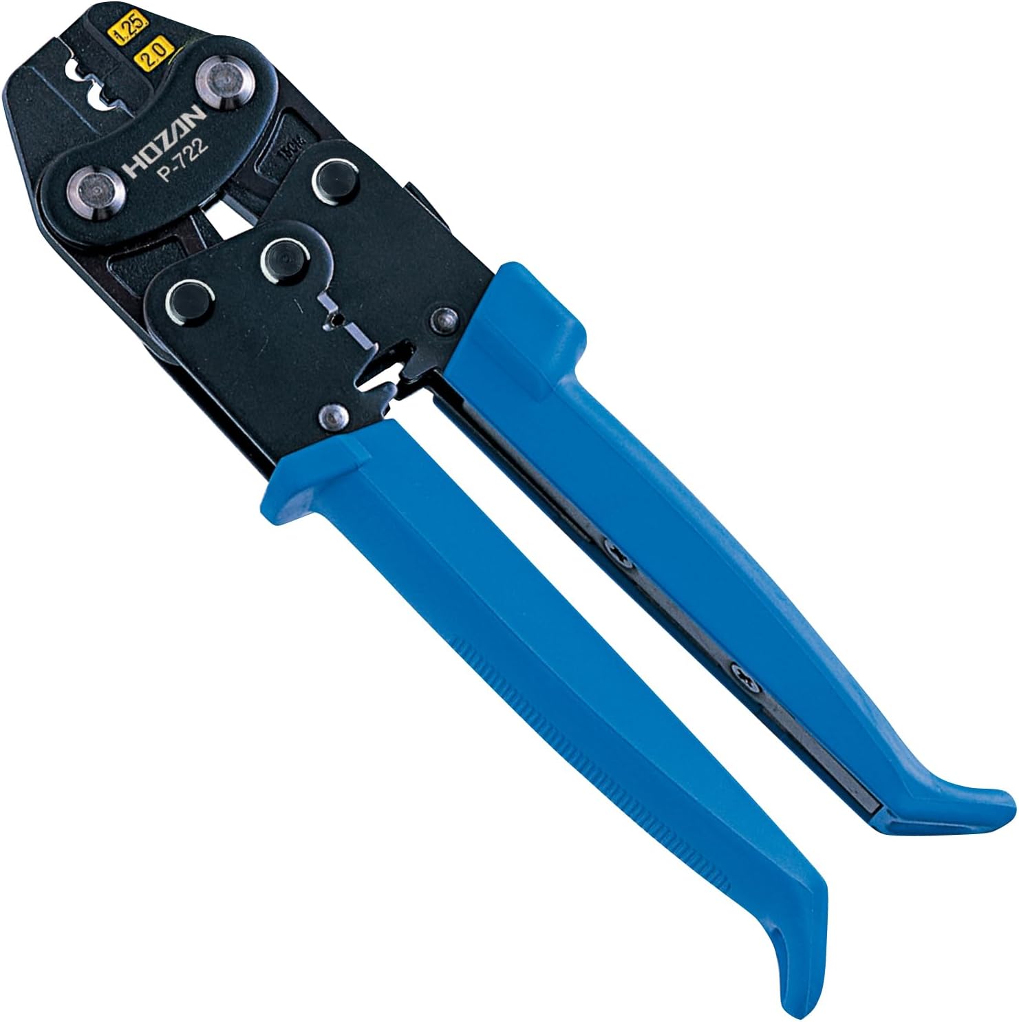 ホーザン(HOZAN) 圧着工具(裸圧着端子/裸圧着スリーブ用) 圧着ペンチ ストリッパー・カッター付 サイズ1.25/2 P-722