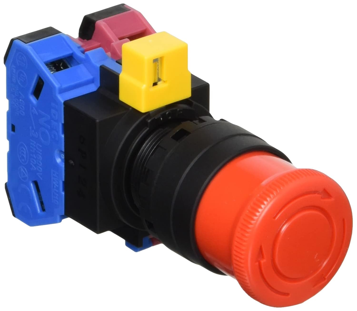 IDEC(アイデック) φ22HWシリーズ 非常停止用押ボタンスイッチ(φ29中形) 1a-1b ボタン色(赤)HW1B-V311R 赤