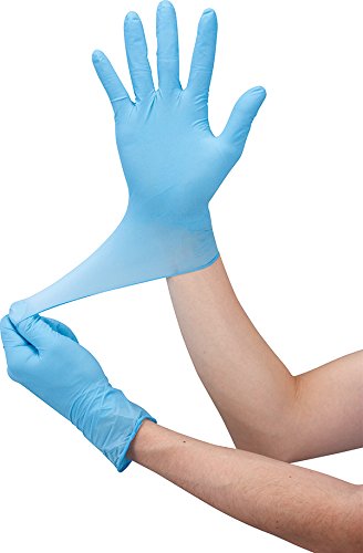 【ケース販売】 クレシア プロテクガード ブルー ニトリルグローブ XSサイズ 100枚/ボックス ×10ボックス入 (パウダーフリー 薄手 食品加工向け) 69302