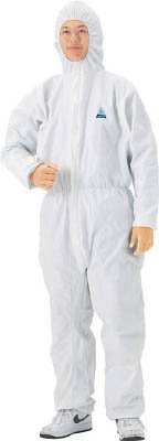 耐油・耐薬品・耐溶剤 耐水圧に優れています クリーンガード A40 ツナギ服 Lサイズ 25着入 製品番号 :68723