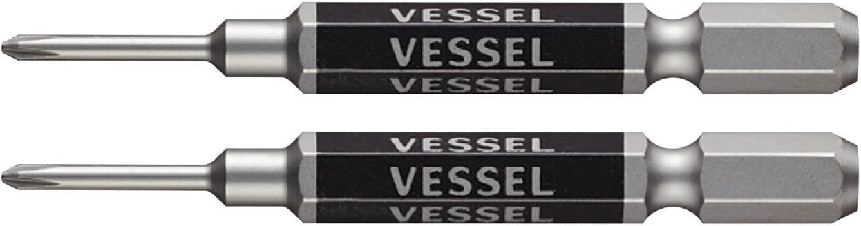 ベッセル(VESSEL) 片頭 剛彩ビット 精密タイプ +0×65 2本 GS160065