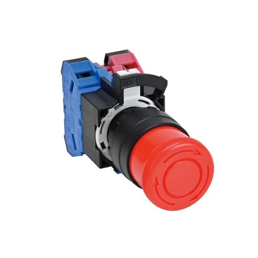 IDEC(アイデック) 非常停止用押ボタンスイッチ HWシリーズ φ29中形 1a-1b φ22 ボタン色赤 HW1B-V311R