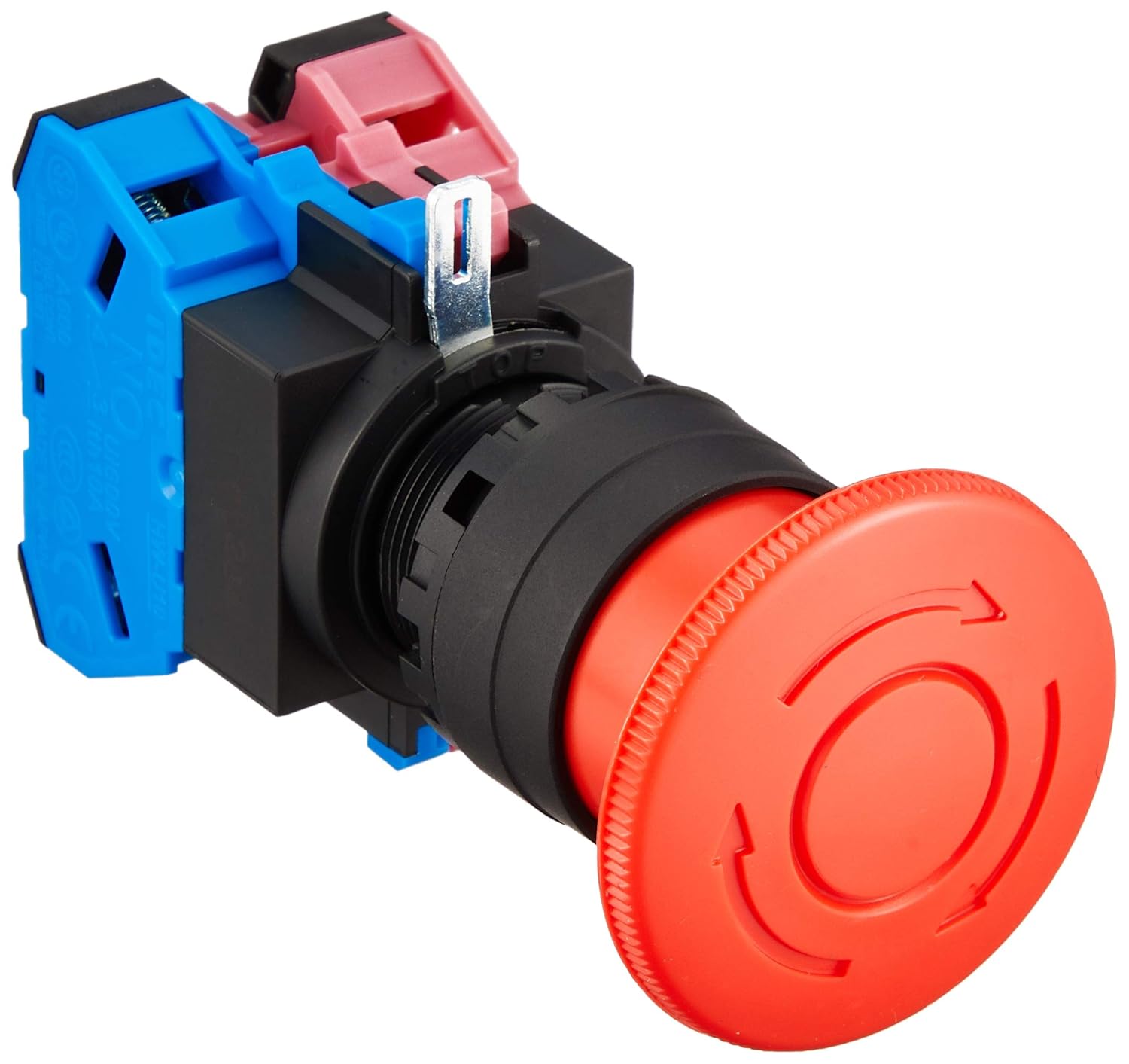 IDEC(アイデック) 非常停止用押ボタンスイッチ HWシリーズ φ40大形 1a-1b φ22 ボタン色赤 HW1B-V411R