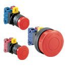 IDEC(アイデック) 非常停止用押ボタンスイッチ HWシリーズ φ40大形 2a-2b φ22 ボタン色赤 HW1B-V422R