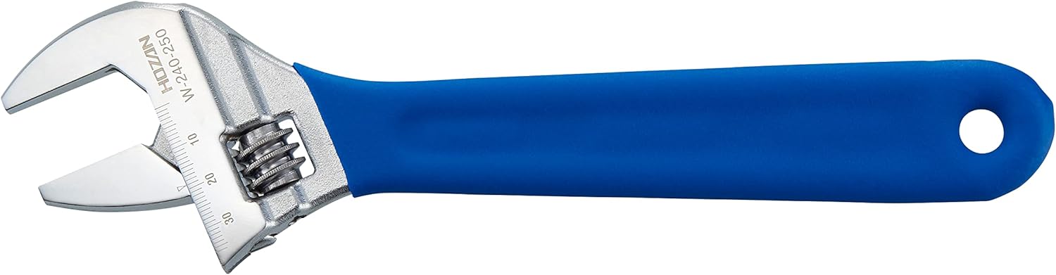 Rakuten - ホーザン(HOZAN)モンキーレンチ 口開き0〜36mm 最軽量クラス 目盛り付き グリップ付き 連続作業にも便利 日本製 W-240-250 呼び寸法250