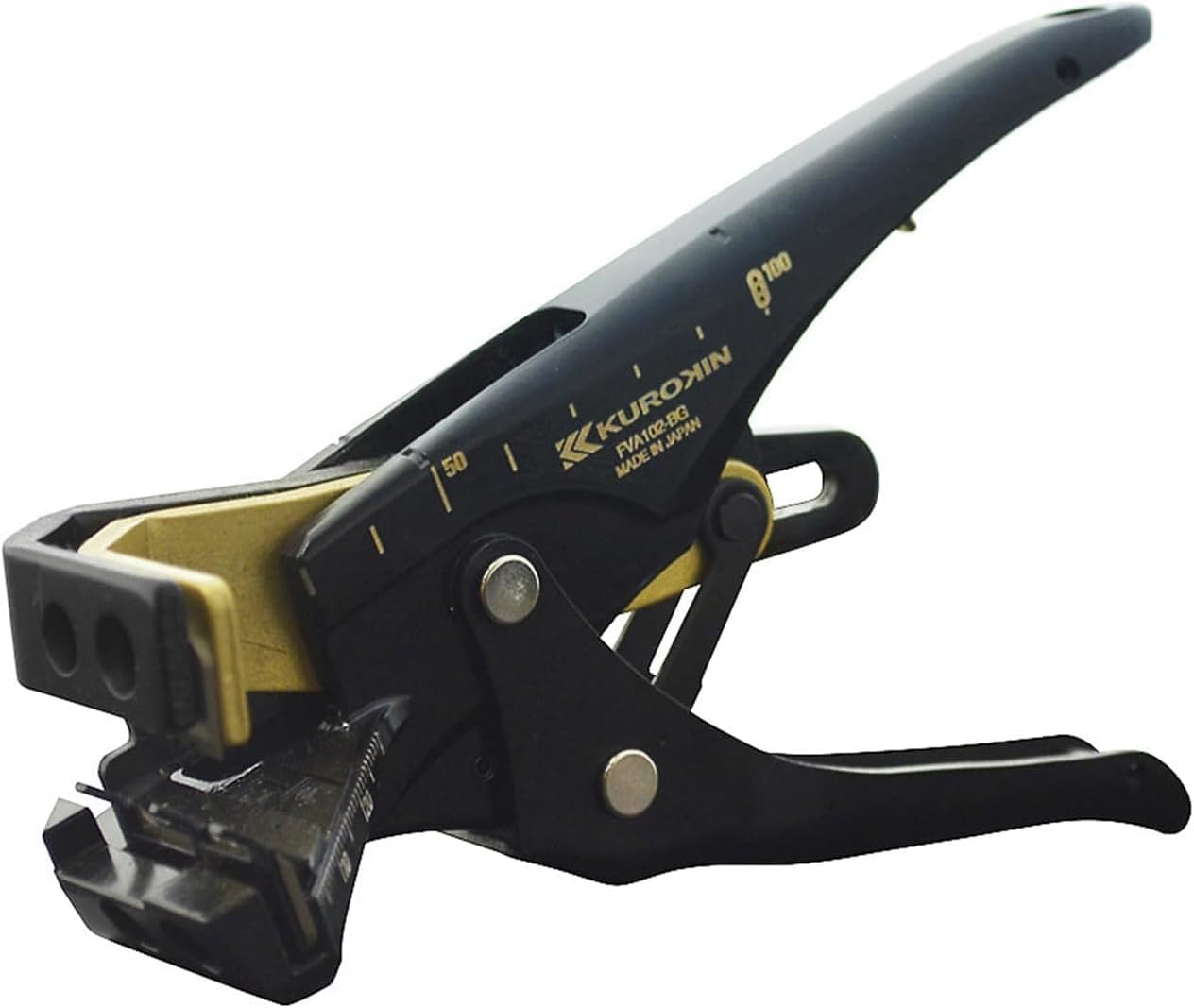 全長:185mm適合電線:VVF/EM600V/EEF/F、1.6mm(2芯・3芯)/2.0mm(2芯・3芯)材質:アルミダイカスト質量:378g